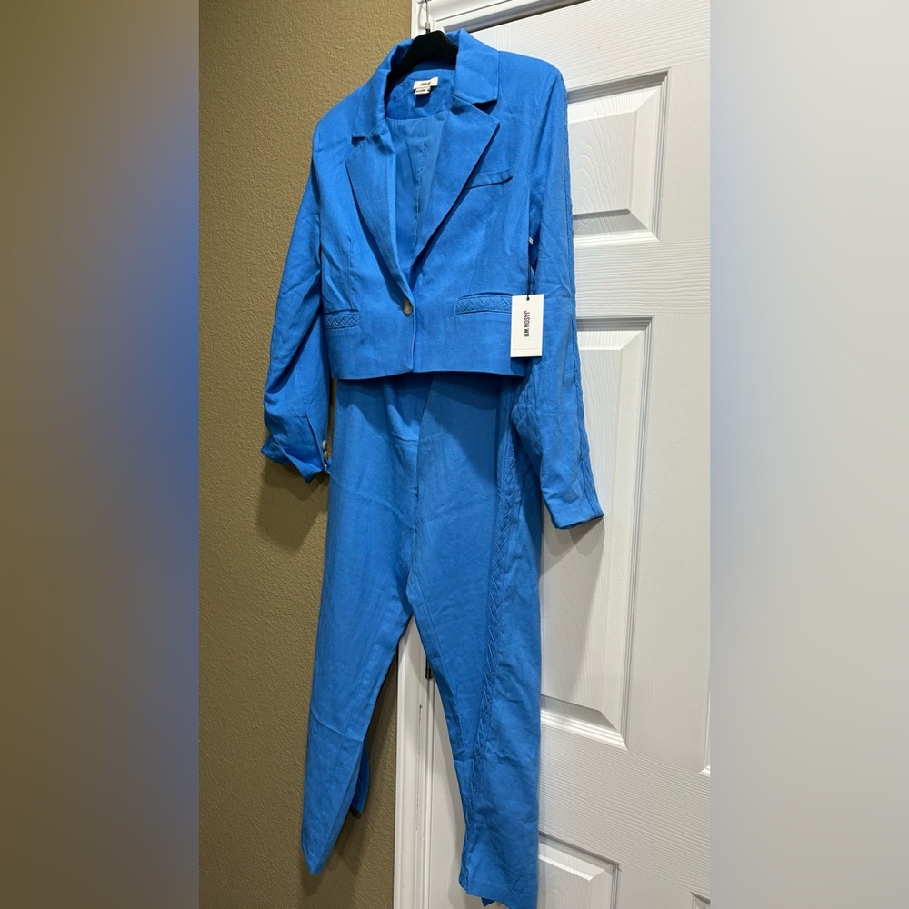 Jason Wu Cropped Blazer Jacket & Pants - image 3